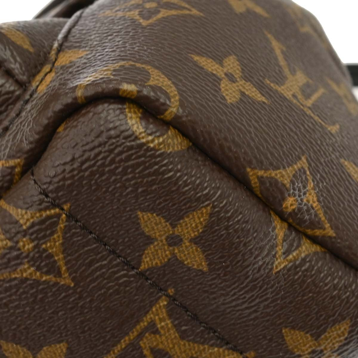Louis Vuitton Palm Springs Monogram Brown Canvas Backpack Bag (Pre-Owned)