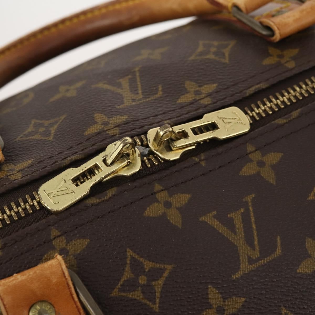 Louis Vuitton Keepall Monogram Canvas Brown Canvas Travel Bag Bag (Pre-Owned)