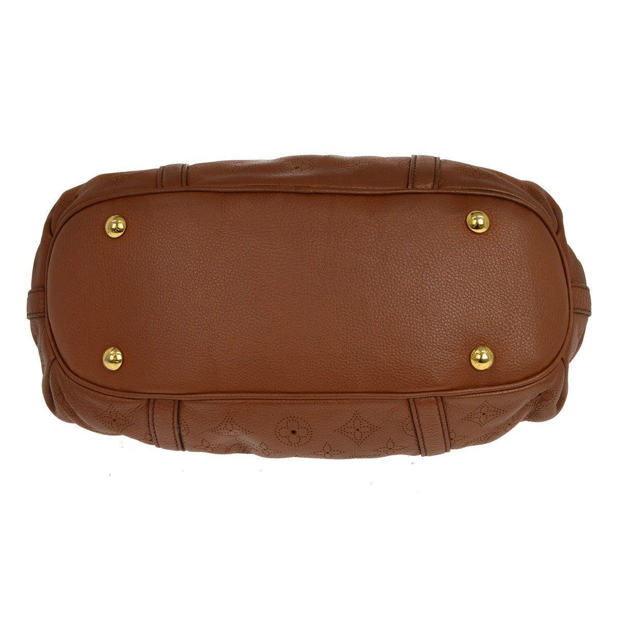Louis Vuitton Lunar Mahina Leather Brown Leather Shoulder Bag Bag (Pre-Owned)