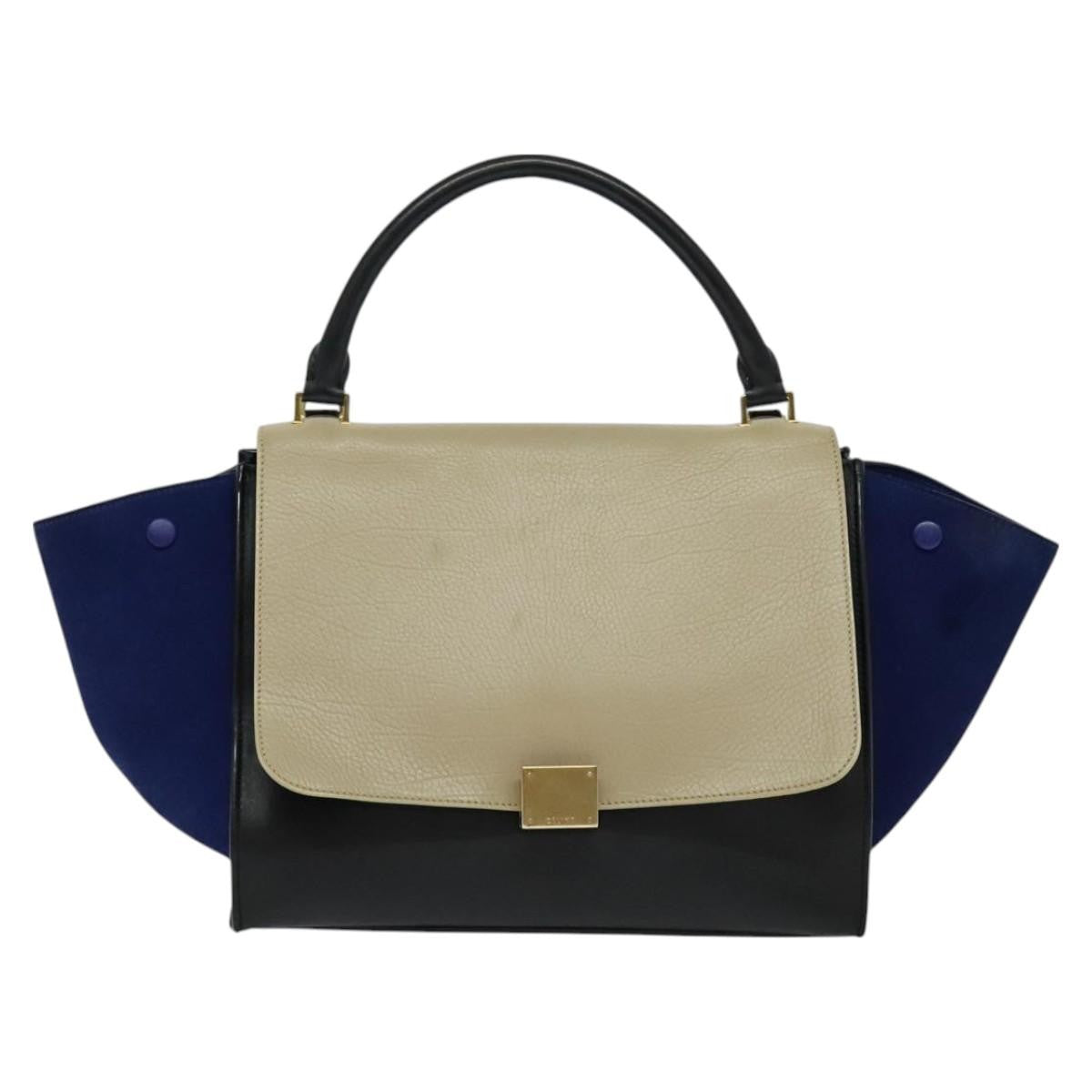 Celine Tricolor Trapeze Leather Multicolour Leather Handbag (Pre-Owned)
