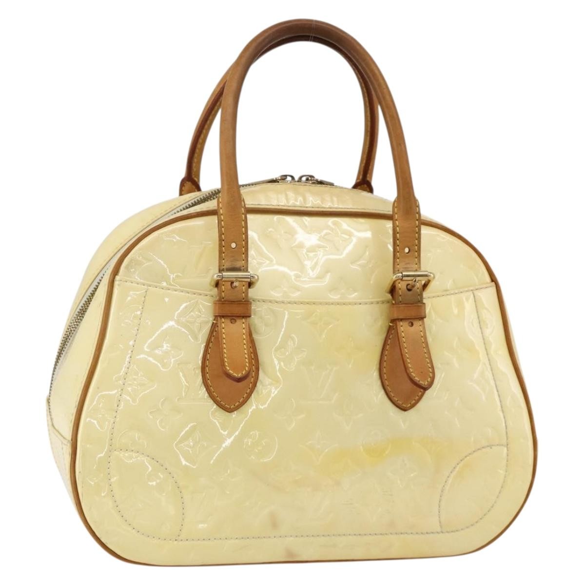 Louis Vuitton Summit Drive Monogram Vernis Yellow Patent_Leather Handbag (Pre-Owned)