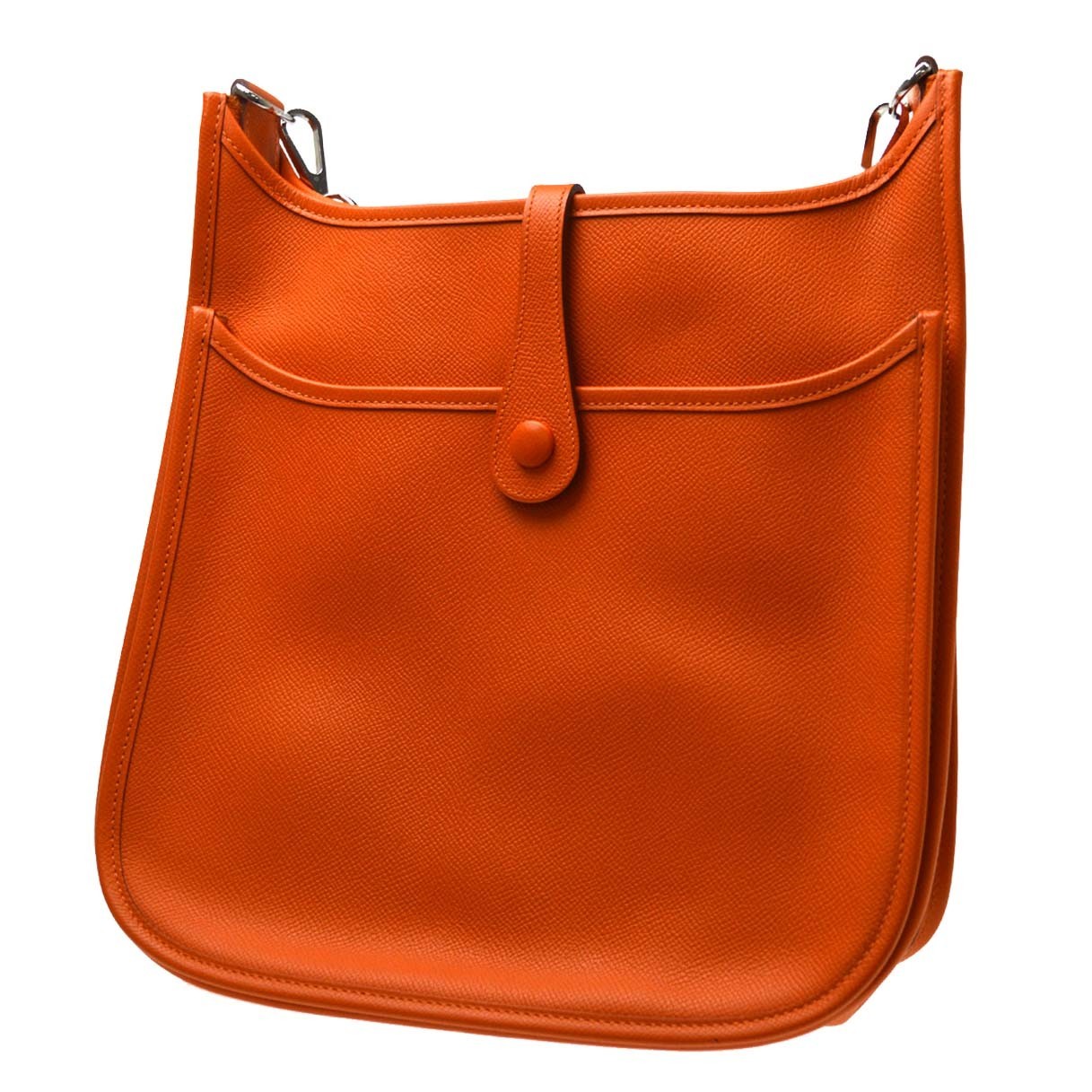 Hermes Evelyne Epsom Orange Leather Shoulder Bag Bag (Pre-Owned)