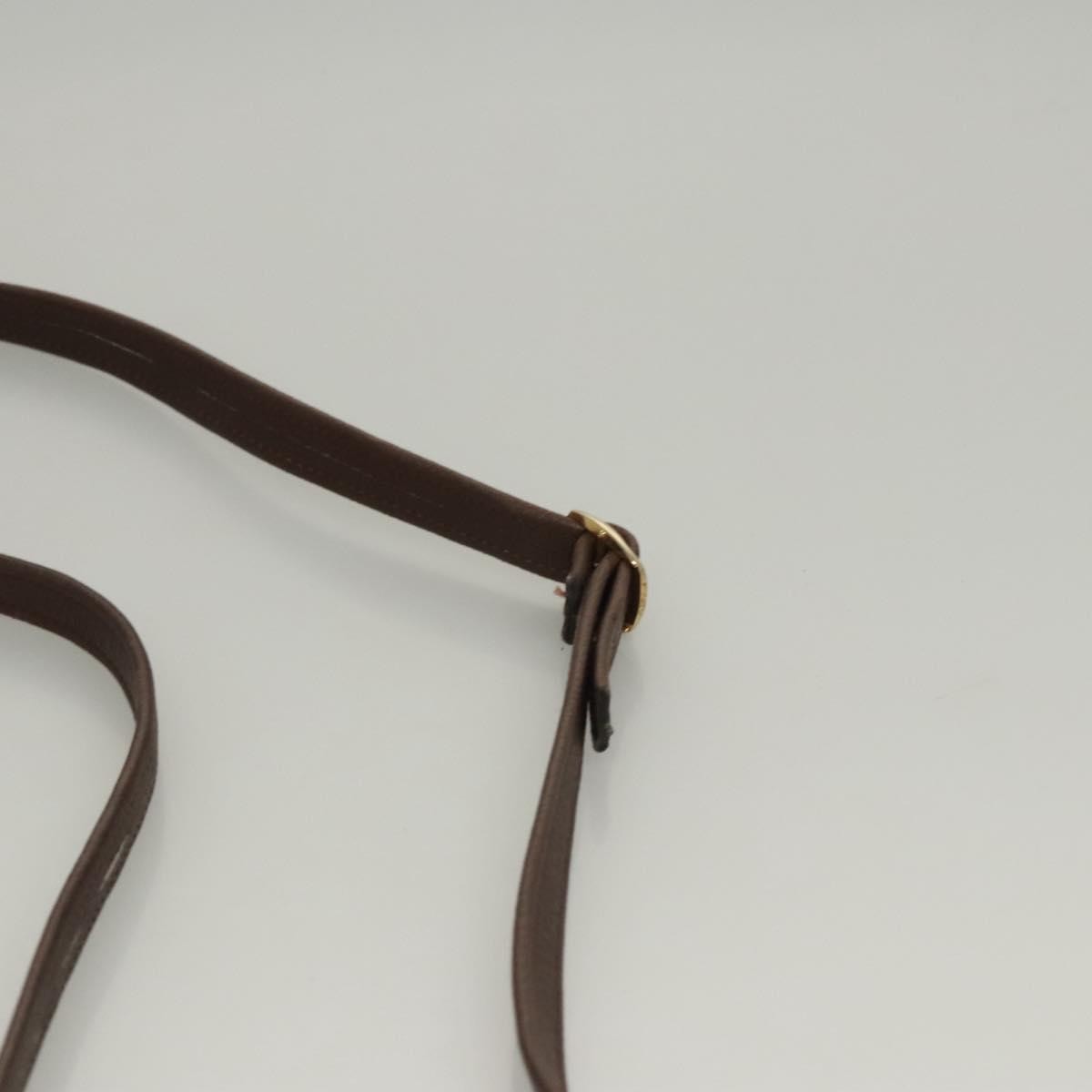 Bally Vintage Leather Brown Leather Shoulder Bag Bag (Pre-Owned)