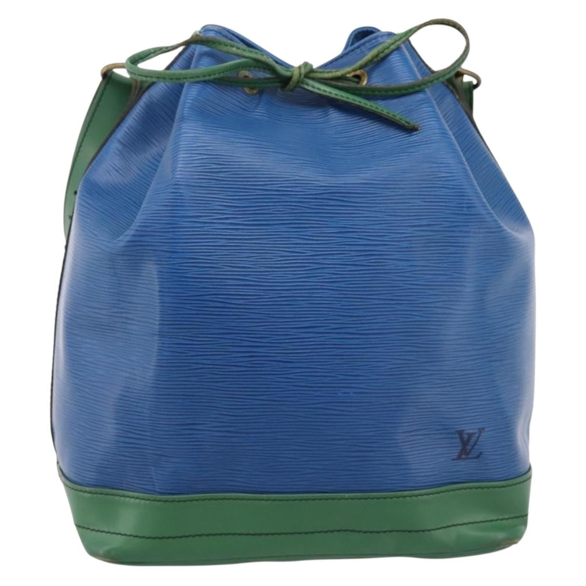 Louis Vuitton Bicolor Noe Epi Leather Blue Leather Handbag (Pre-Owned)