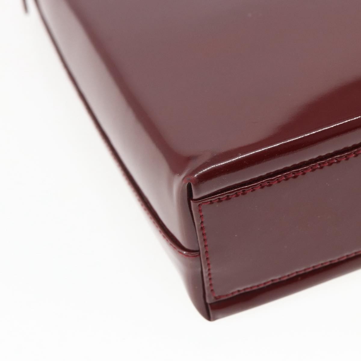 Salvatore Ferragamo Vala Patent Leather Red Patent_Leather Shoulder Bag Bag (Pre-Owned)
