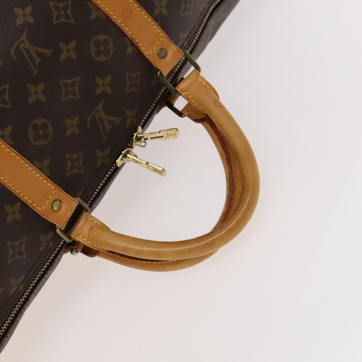 Louis Vuitton Keepall Monogram Canvas Brown Canvas Travel Bag Bag (Pre-Owned)