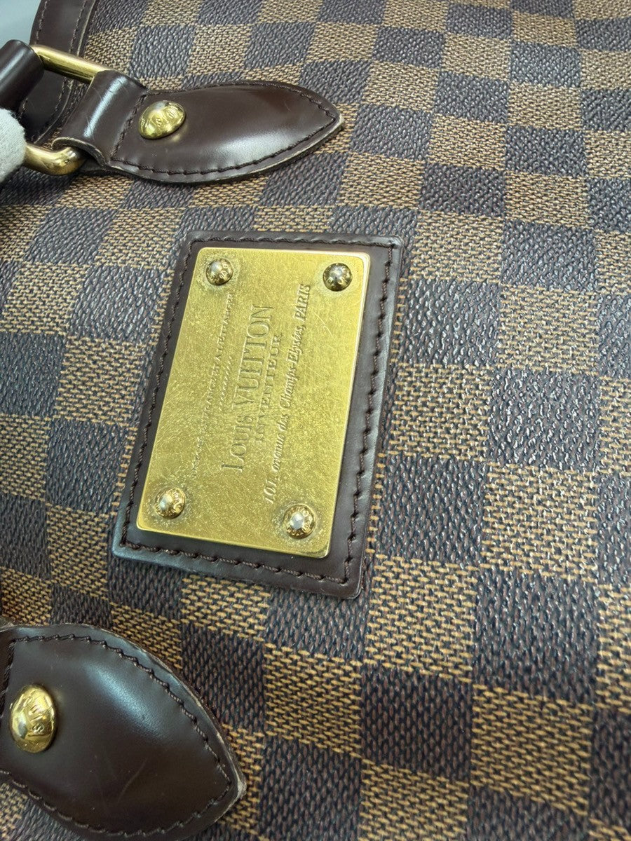 Louis Vuitton Hampstead Damier Brown Canvas Handbag (Pre-Owned)