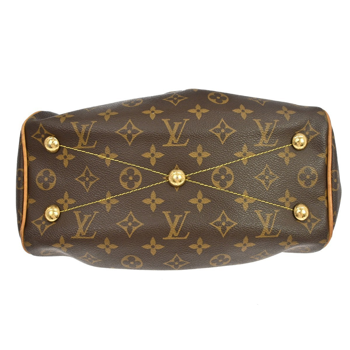 Louis Vuitton Tivoli Monogram Canvas Brown Canvas Handbag (Pre-Owned)