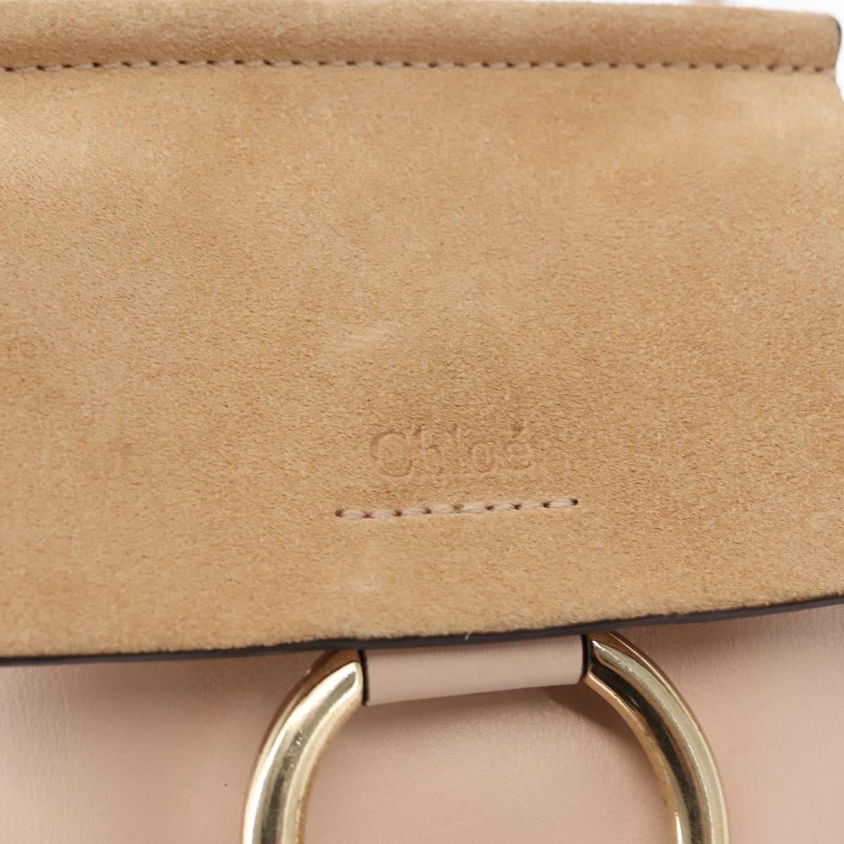 Chloe Faye Leather And Suede Pink Suede Bag (Pre-Owned)