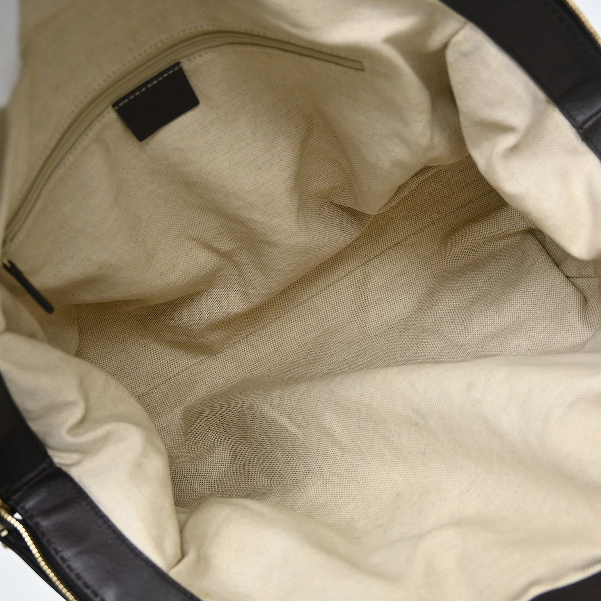 Gucci Sukey Boston Gg Canvas Beige Canvas Handbag (Pre-Owned)