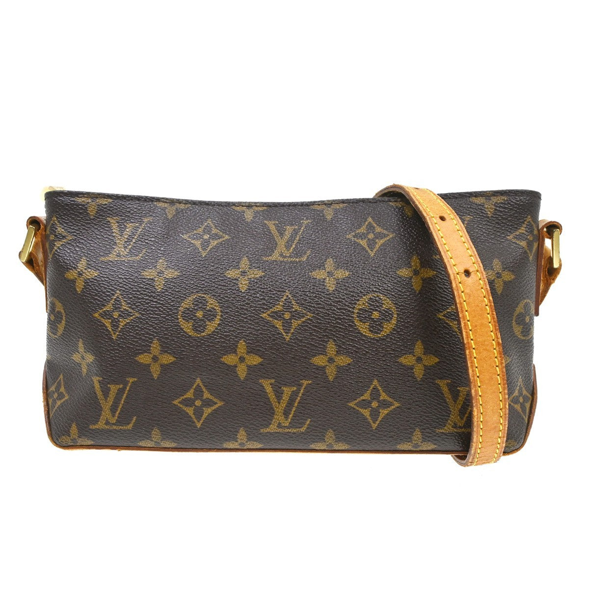 Louis Vuitton Trotteur Monogram Canvas Brown Canvas Clutche & Pouche Bag (Pre-Owned)