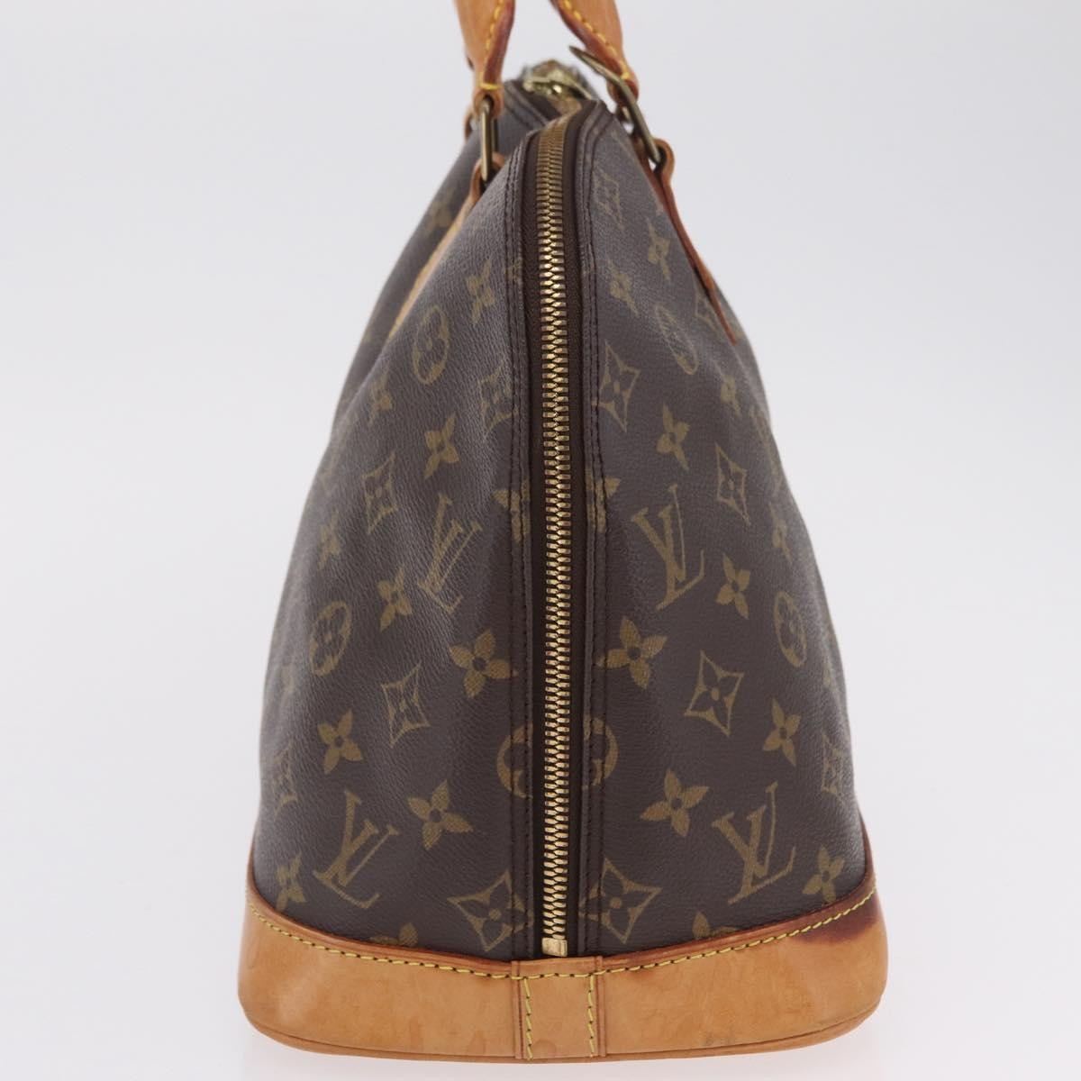 Louis Vuitton Alma Monogram Canvas Brown Canvas Handbag (Pre-Owned)