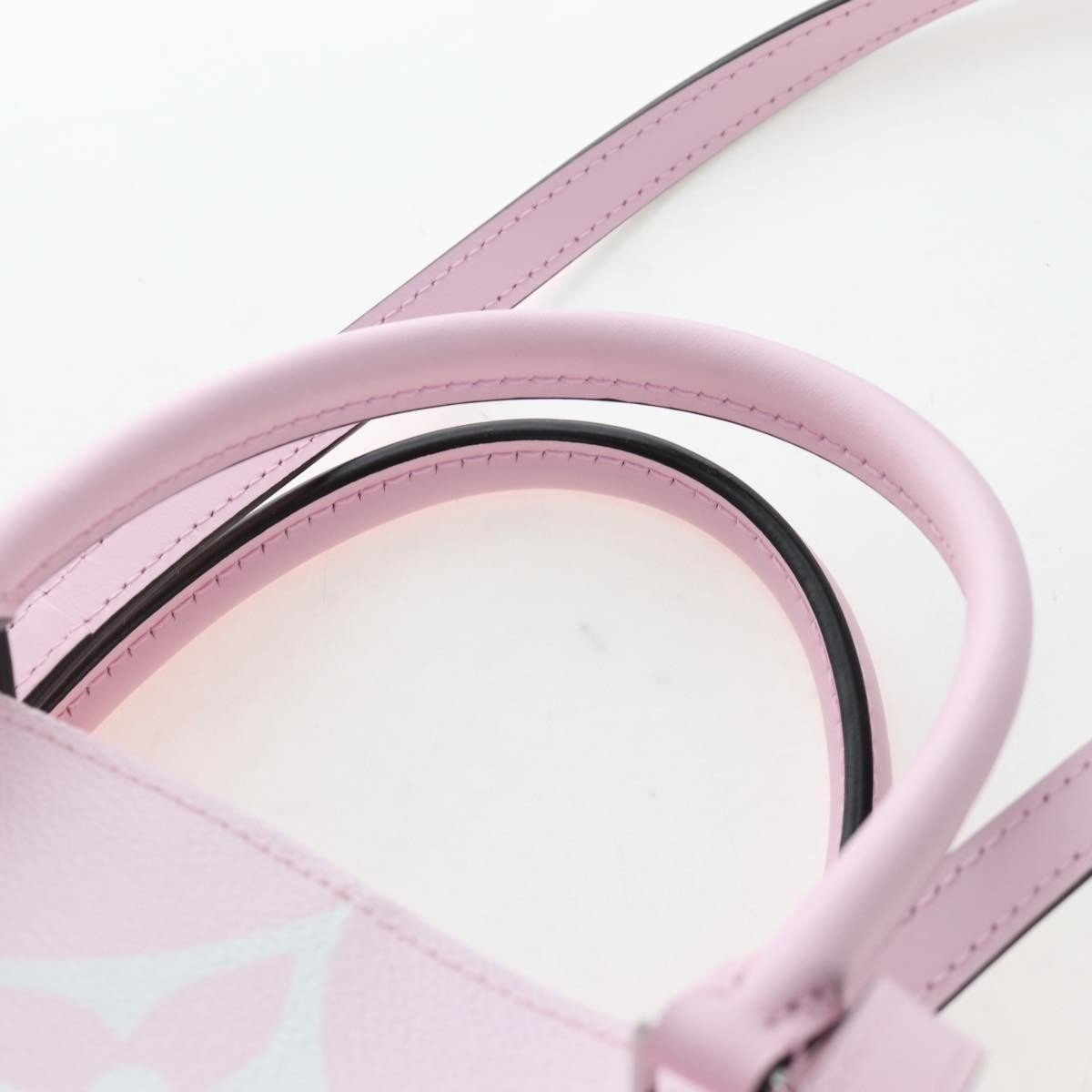 Louis Vuitton Onthego Tote Limited Edition Cities Escale Monogram Giant Pink Canvas Tote Bag Bag (Pre-Owned)