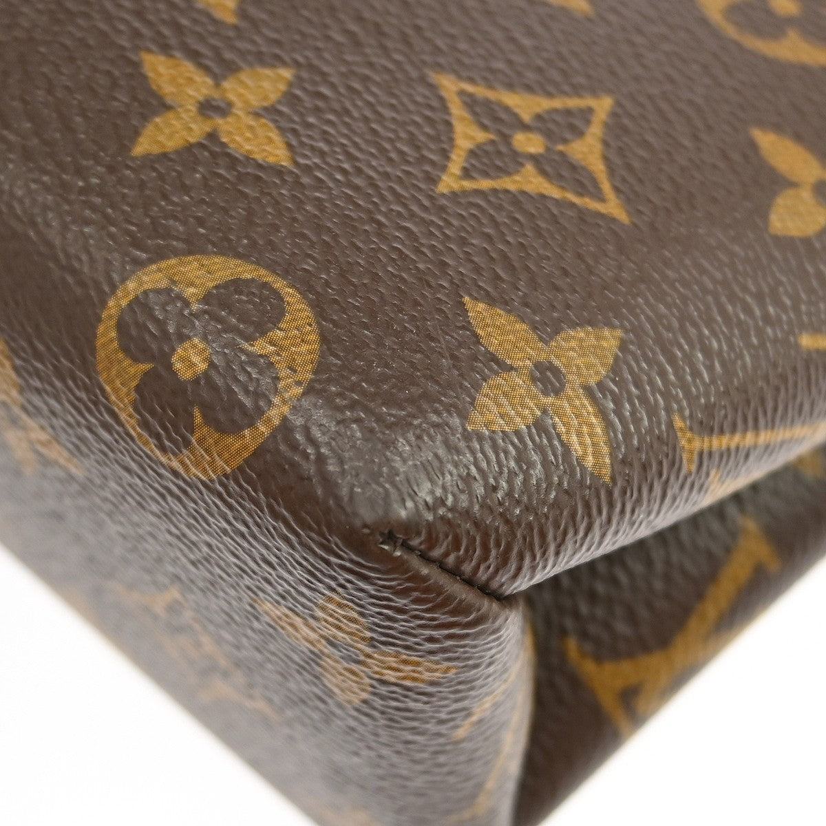 Louis Vuitton Locky Monogram Canvas With Leather Brown Canvas Handbag (Pre-Owned)