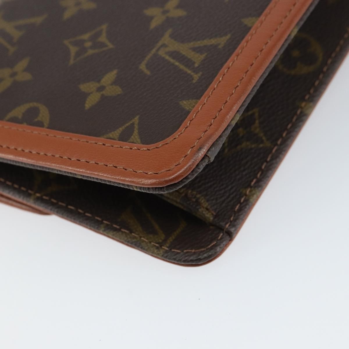Louis Vuitton Dame Pochette Monogram Canvas Brown Canvas Clutche & Pouche Bag (Pre-Owned)