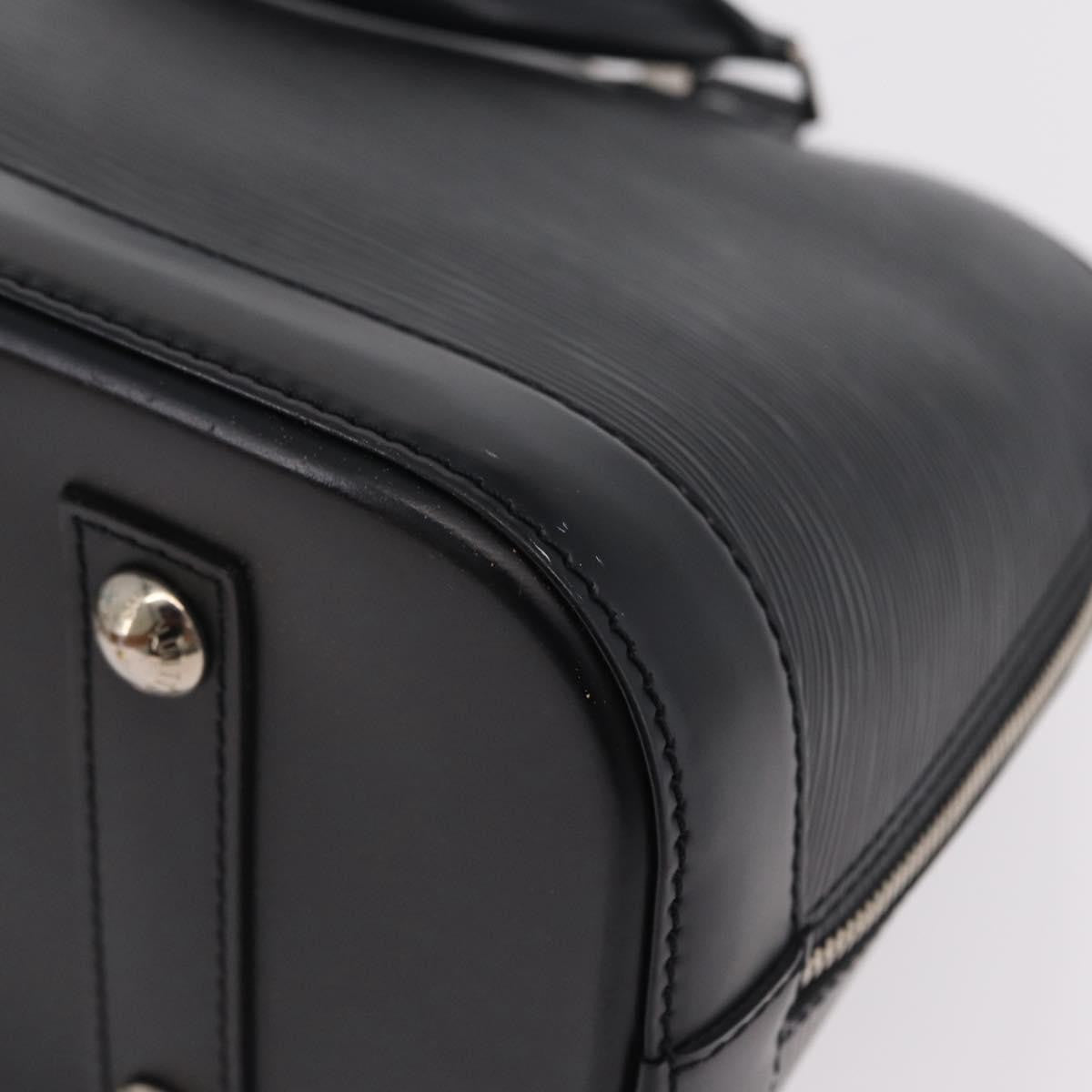 Louis Vuitton Alma Epi Leather Black Leather Handbag (Pre-Owned)
