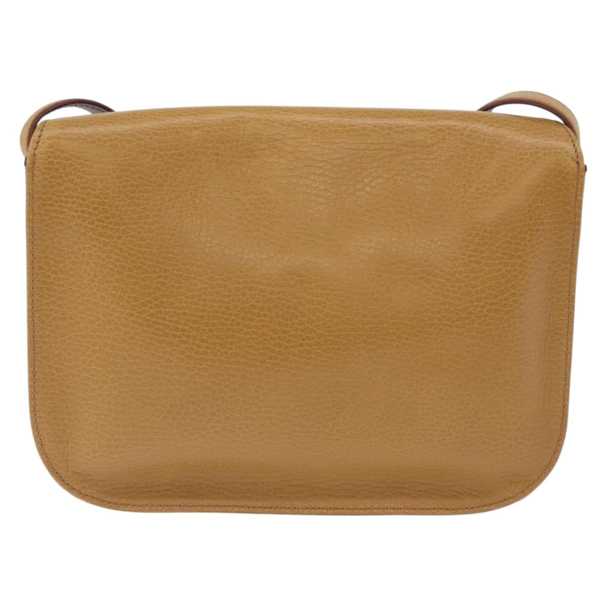 Cartier Must De Cartier Leather Beige Leather Shoulder Bag Bag (Pre-Owned)