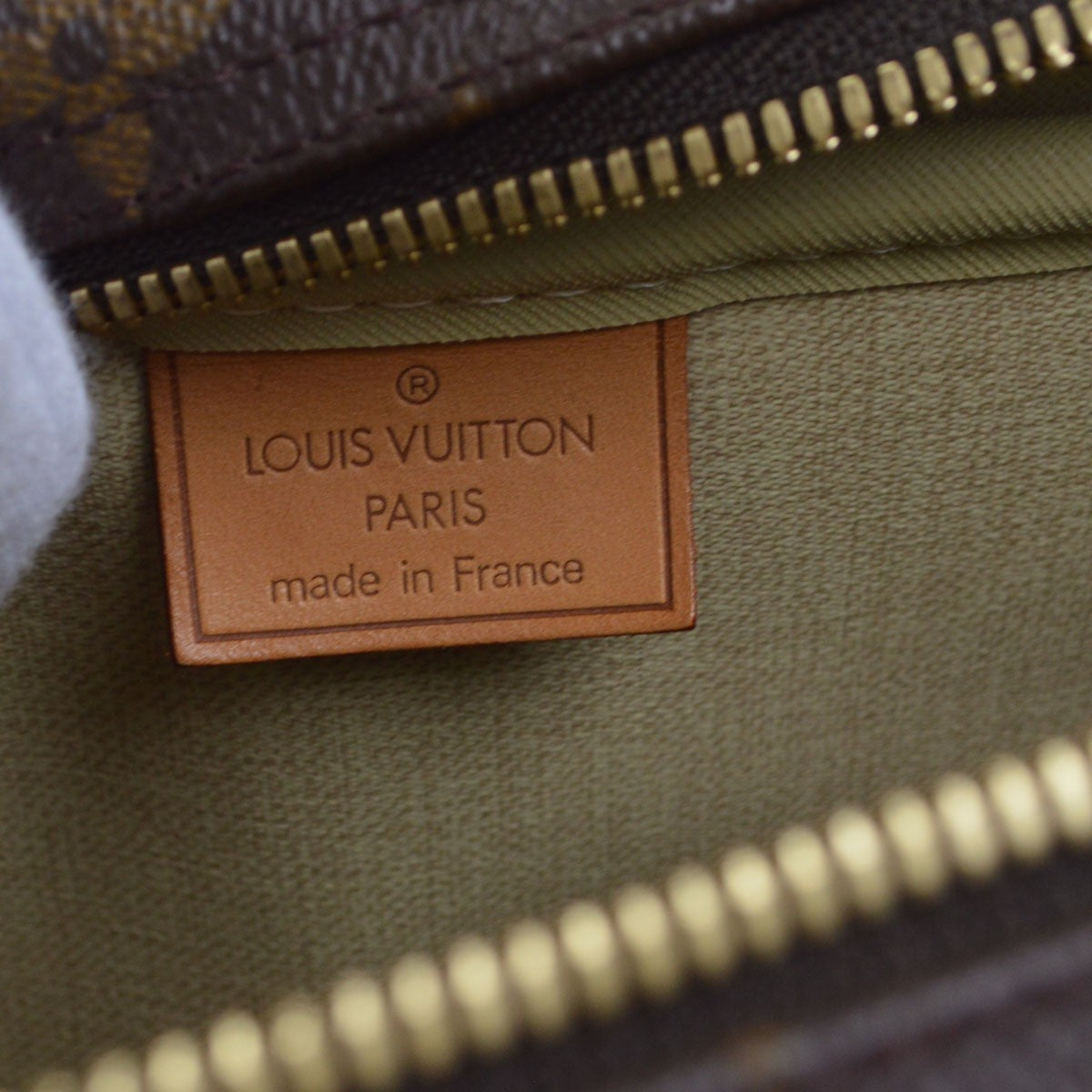Louis Vuitton Bowling Vanity Printed Tuffetage With Leather Brown Canvas Handbag (Pre-Owned)