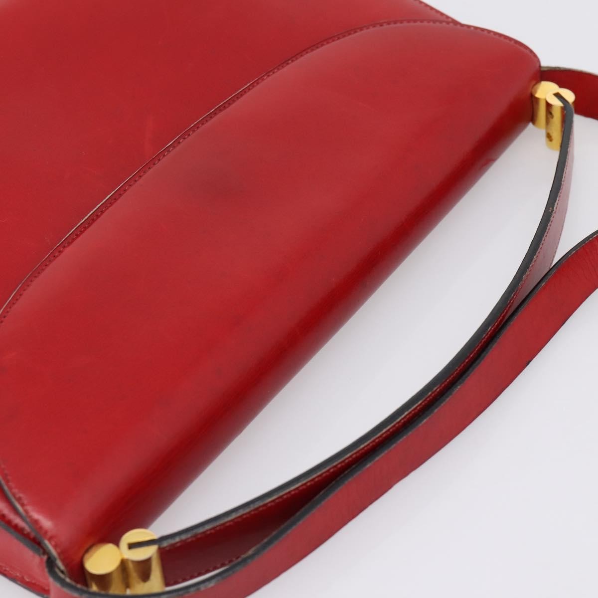 Christian Dior Handbag Leather Red Leather Handbag (Pre-Owned)