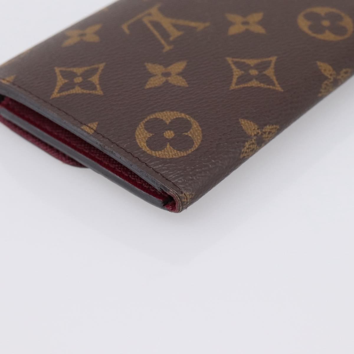 Louis Vuitton Emilie Monogram Canvas Brown Canvas Wallets Accessory (Pre-Owned)