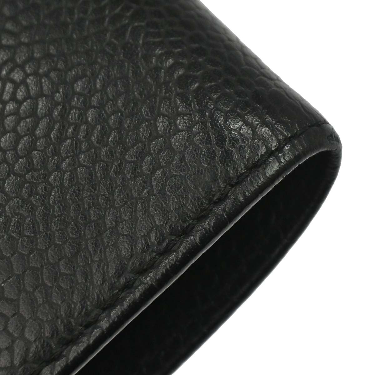 Chanel Timeless Cc French Caviar Black Leather Wallets Accessory (Pre-Owned)