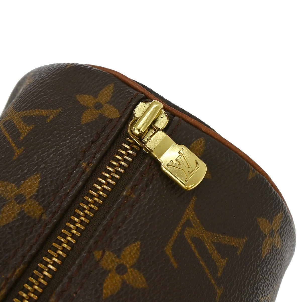 Louis Vuitton Papillon Monogram Canvas Brown Canvas Handbag (Pre-Owned)