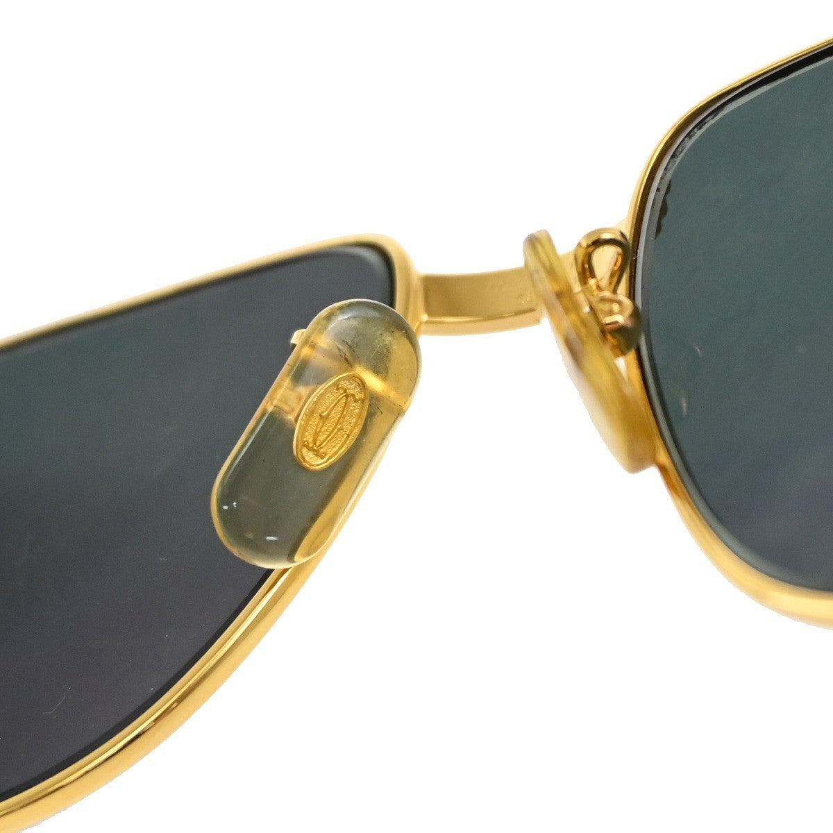 Cartier Romance Metal Gold Metal Sunglasse Accessory (Pre-Owned)