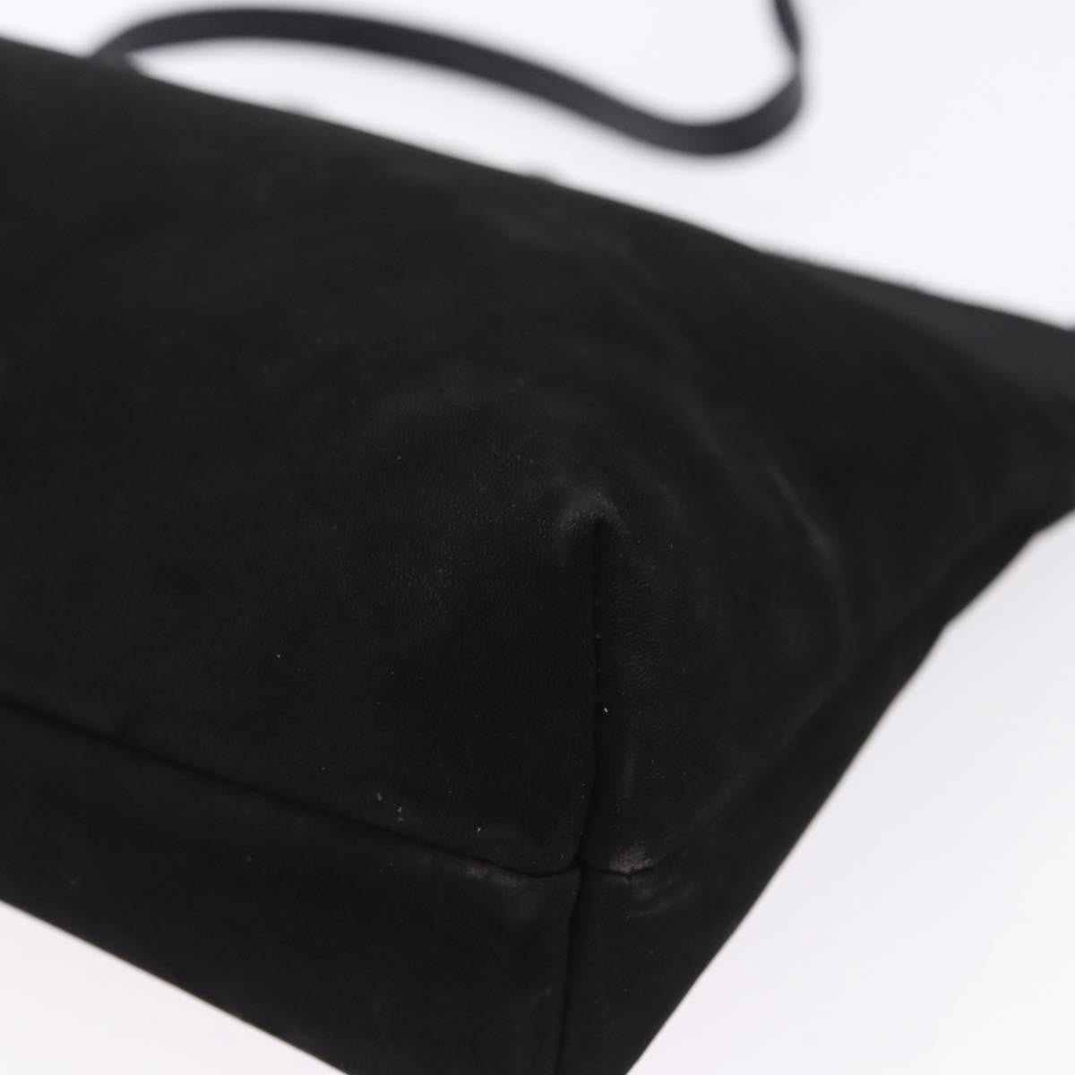 Salvatore Ferragamo Vala Suede Black Suede Shoulder Bag Bag (Pre-Owned)