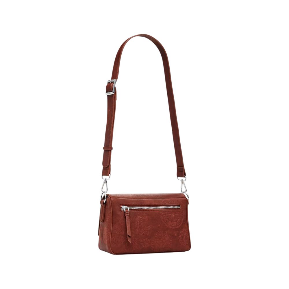 Desigual Brown Polyethylene Women's Handbag