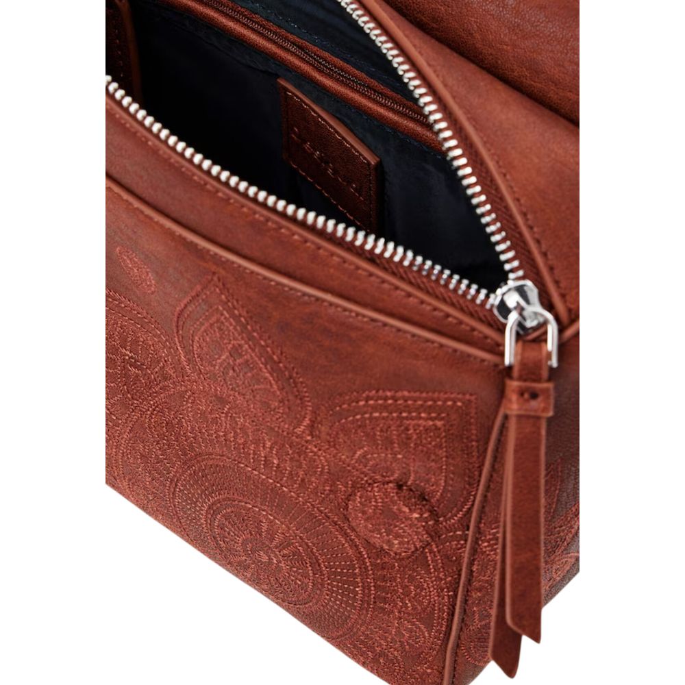 Desigual Brown Polyethylene Women's Handbag