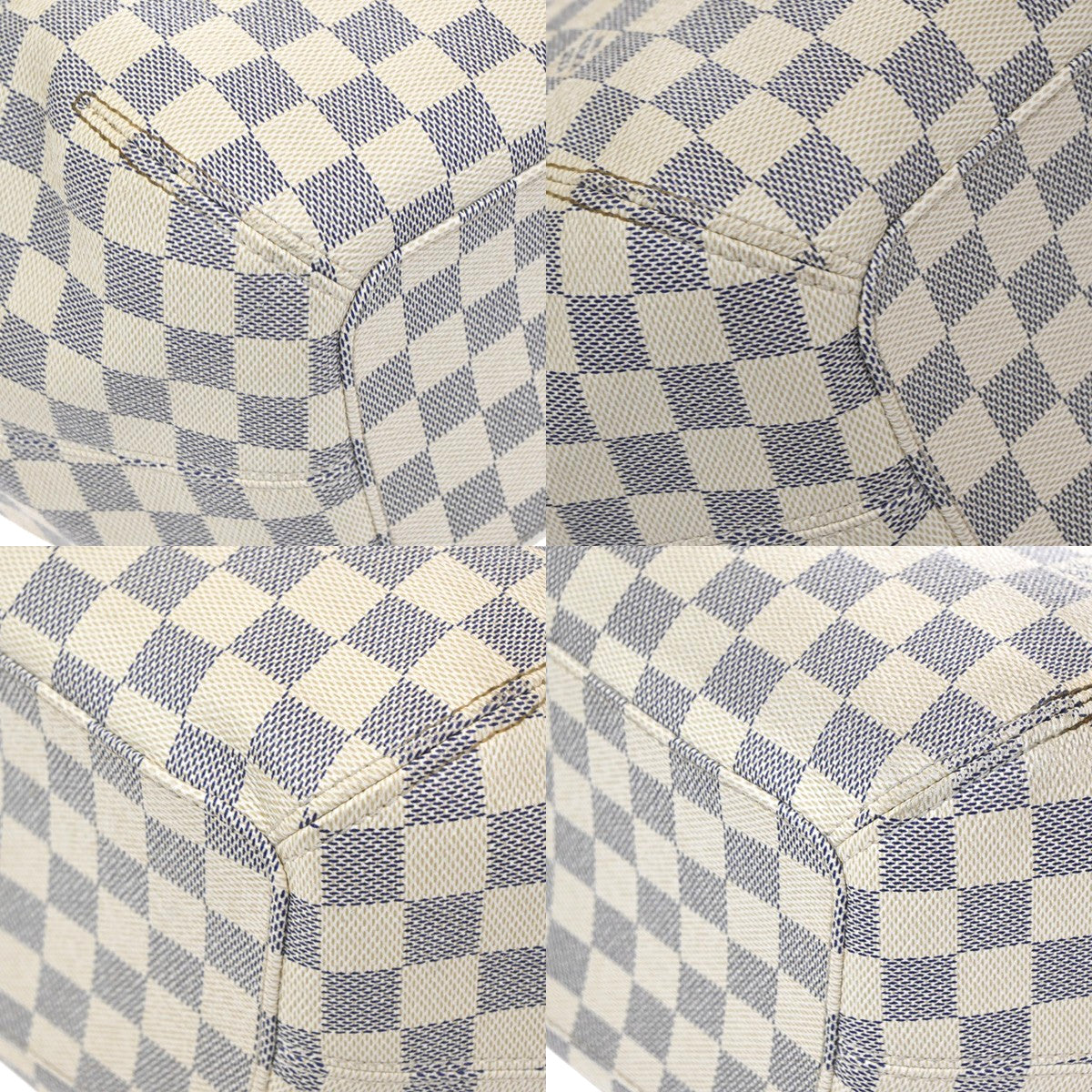 Louis Vuitton Salina Damier White Canvas Handbag (Pre-Owned)