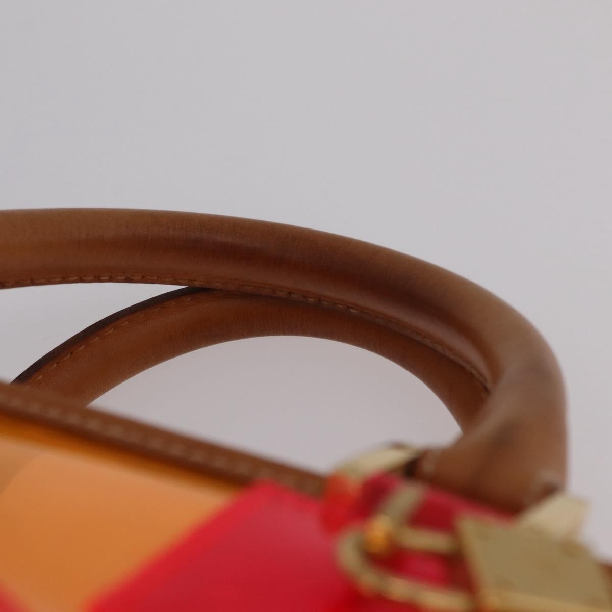 Loewe Amazona Pvc Orange Plastic_Glass Handbag (Pre-Owned)