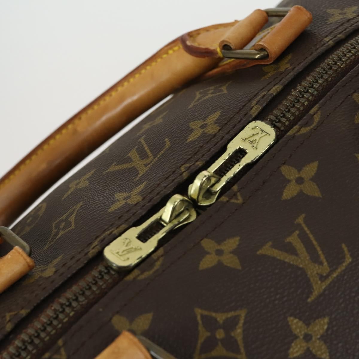 Louis Vuitton Keepall Monogram Canvas Brown Canvas Travel Bag Bag (Pre-Owned)