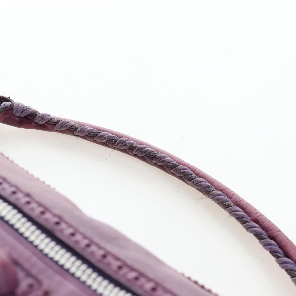 Balenciaga Covered Giant Brogues Day Hobo Leather Purple Leather Shoulder Bag Bag (Pre-Owned)