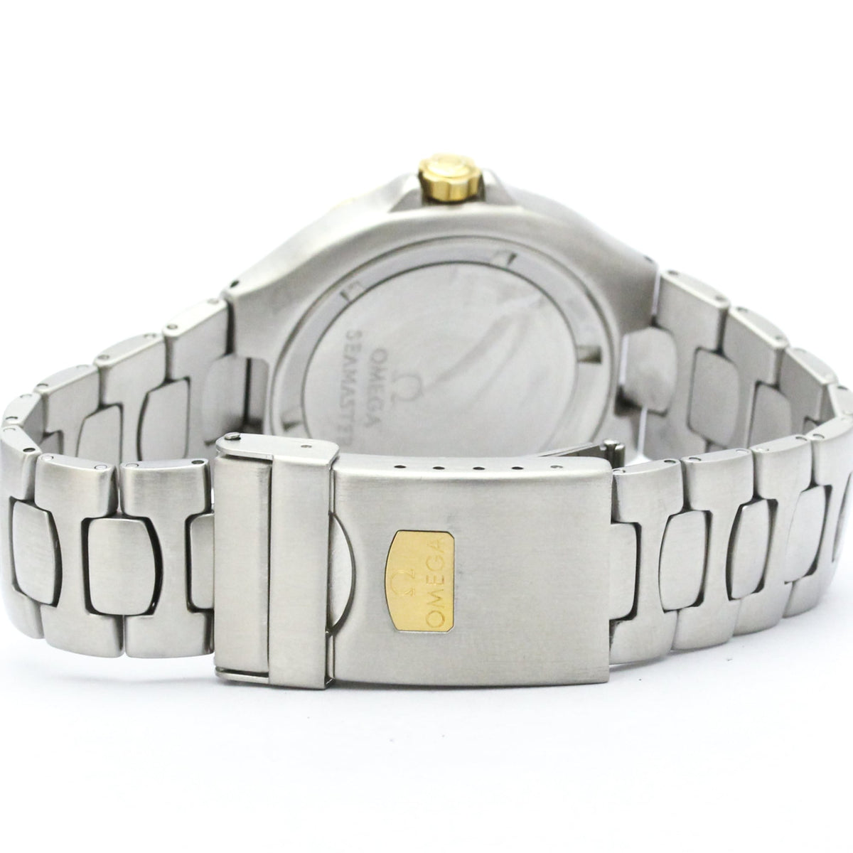 Omega Seamaster Professional 200 Pre Bond Chronometer Quartz Stainless Steel And Yellow Gold (18K) Watch (Pre-Owned)