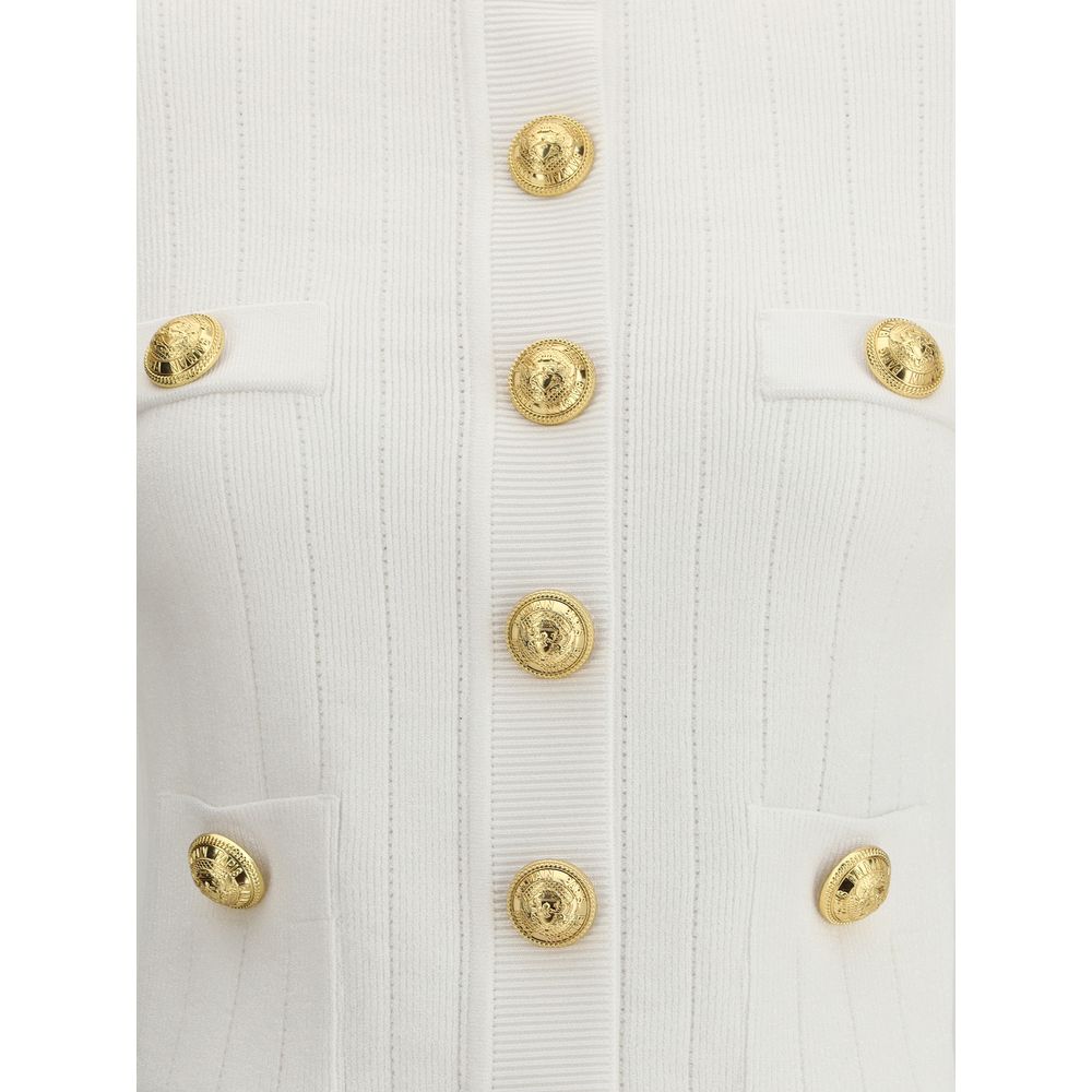 Balmain Cardigan whit Women's botton