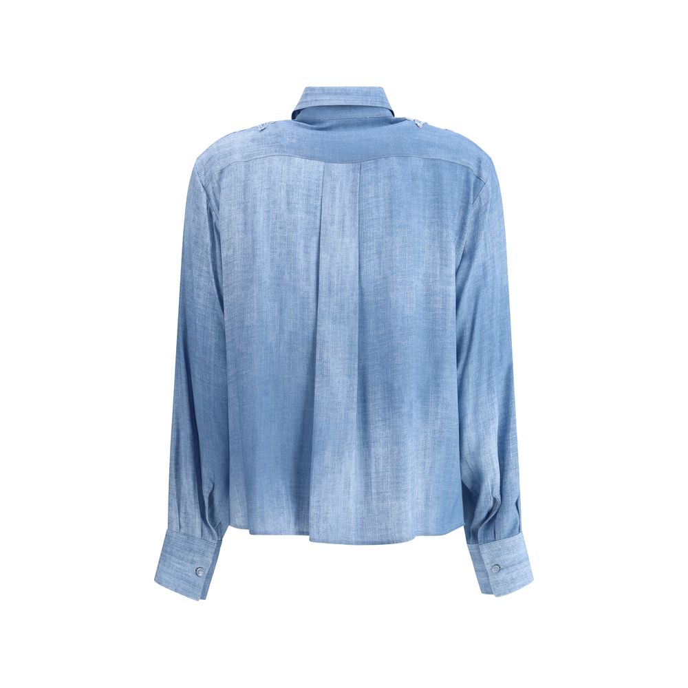 Ermanno Scervino Embroidered denim Women's Shirt