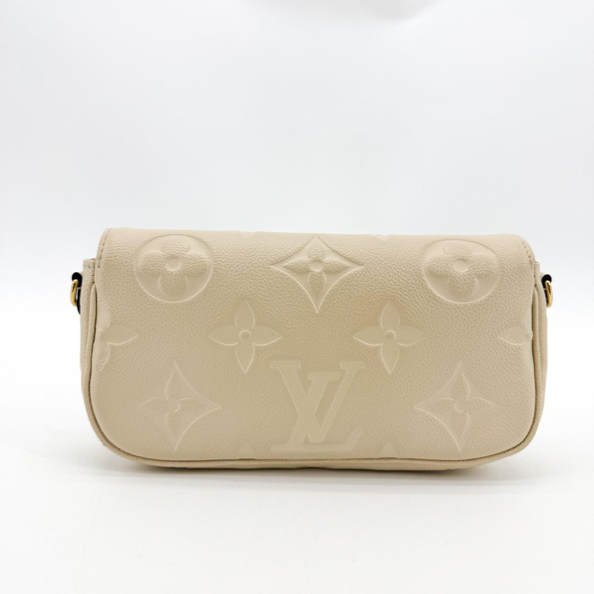 Louis Vuitton Ivy Wallet On Chain Monogram Empreinte Giant Beige Leather Crossbody Bag Bag (Pre-Owned)