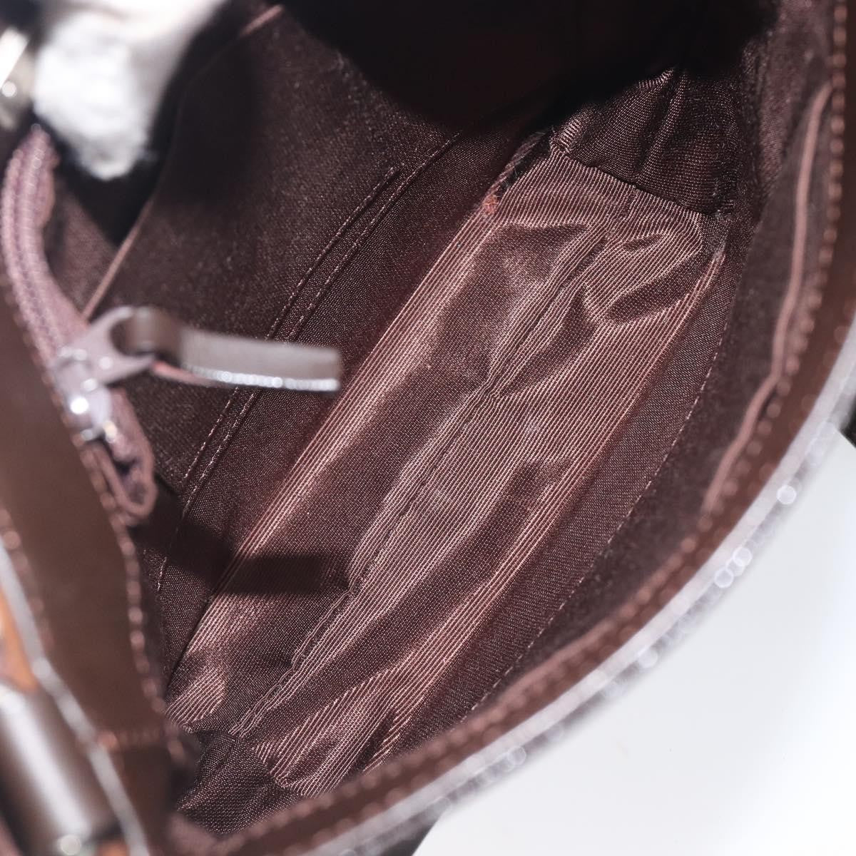 Burberry Shoulder Leather Brown Leather Shoulder Bag Bag (Pre-Owned)