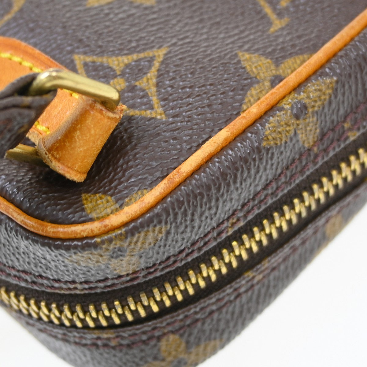 Louis Vuitton Pochette Marly Bandouliere Monogram Canvas Brown Canvas Handbag (Pre-Owned)