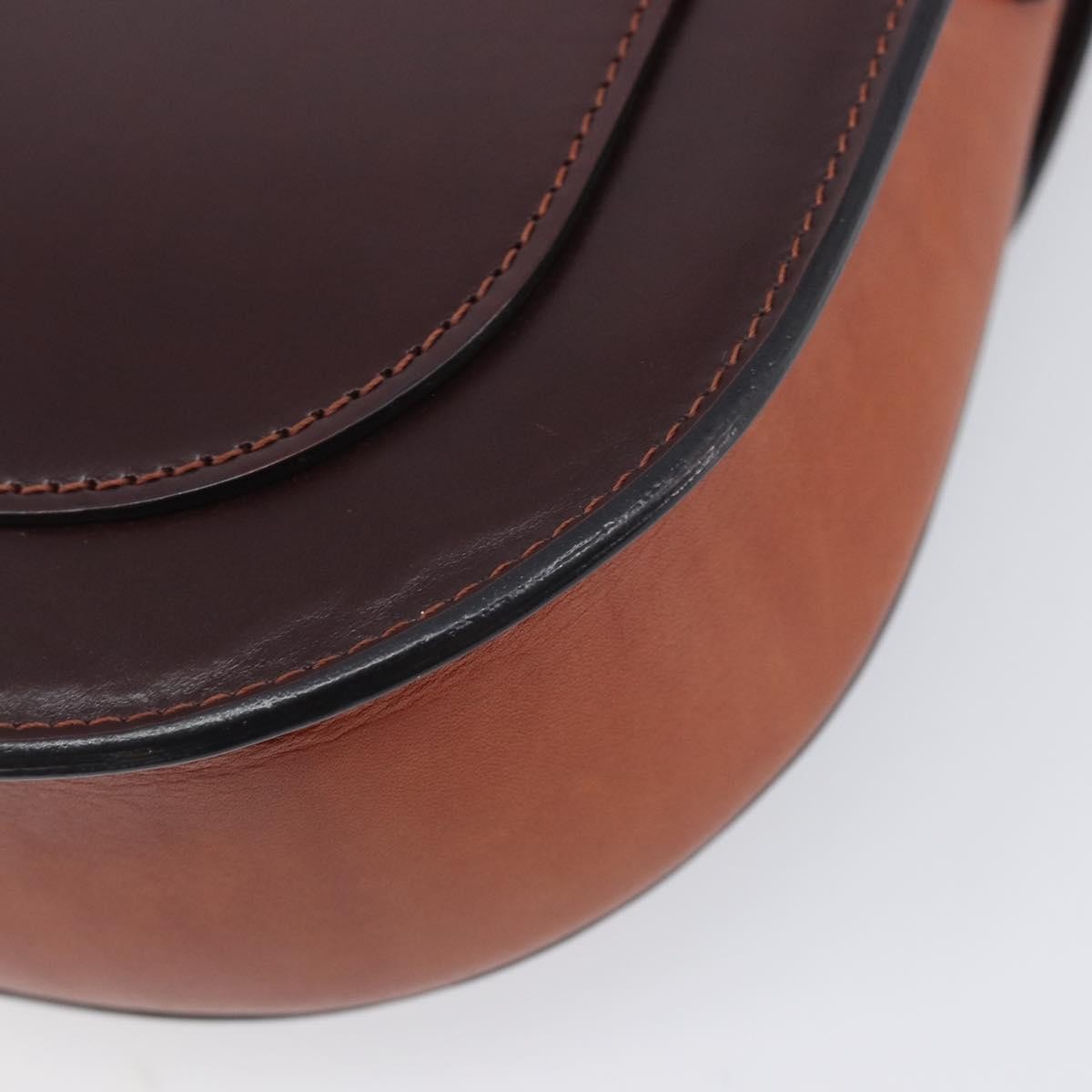 Celine Trotteur Calfskin Brown Leather Crossbody Bag Bag (Pre-Owned)
