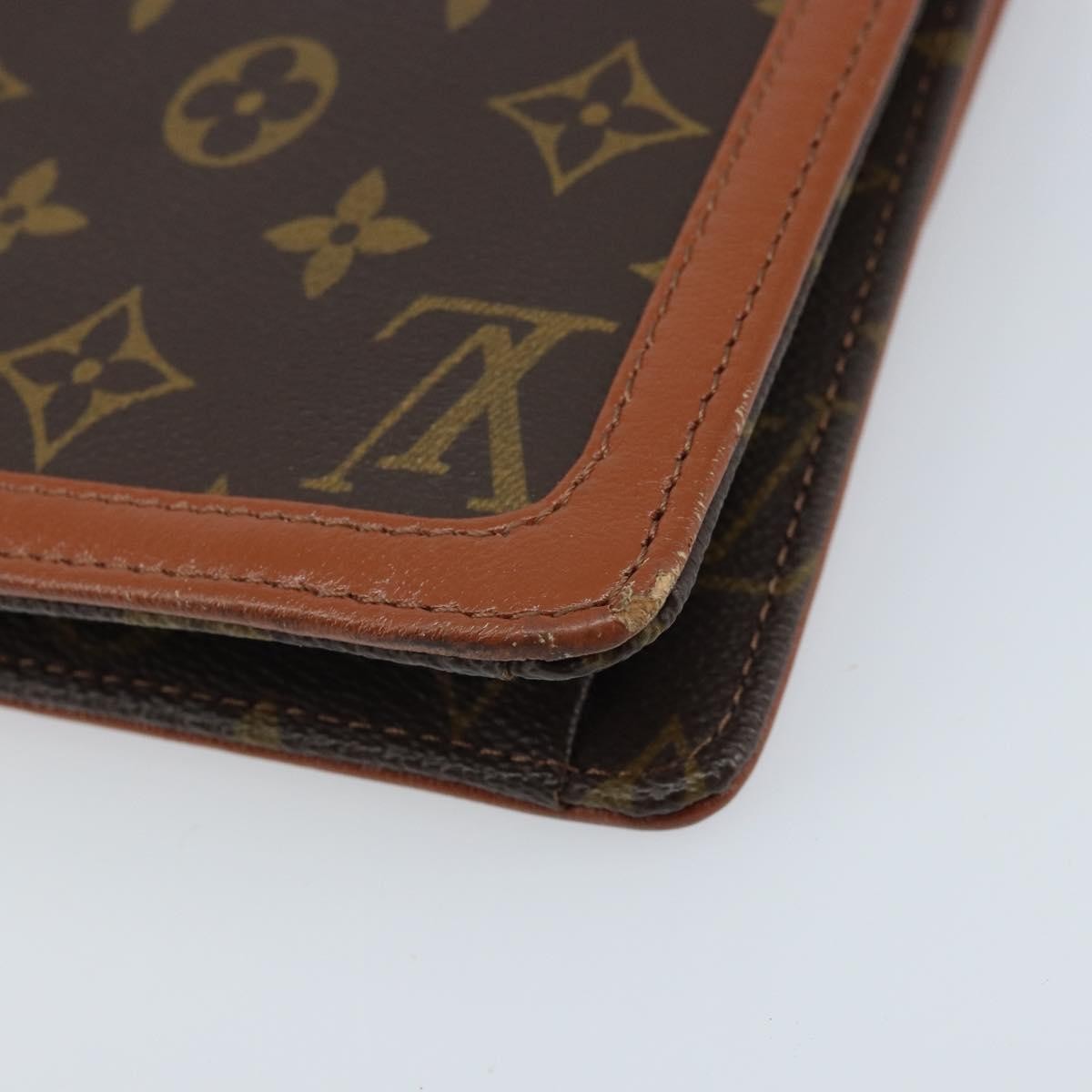Louis Vuitton Dame Pochette Monogram Canvas Brown Canvas Clutche & Pouche Bag (Pre-Owned)