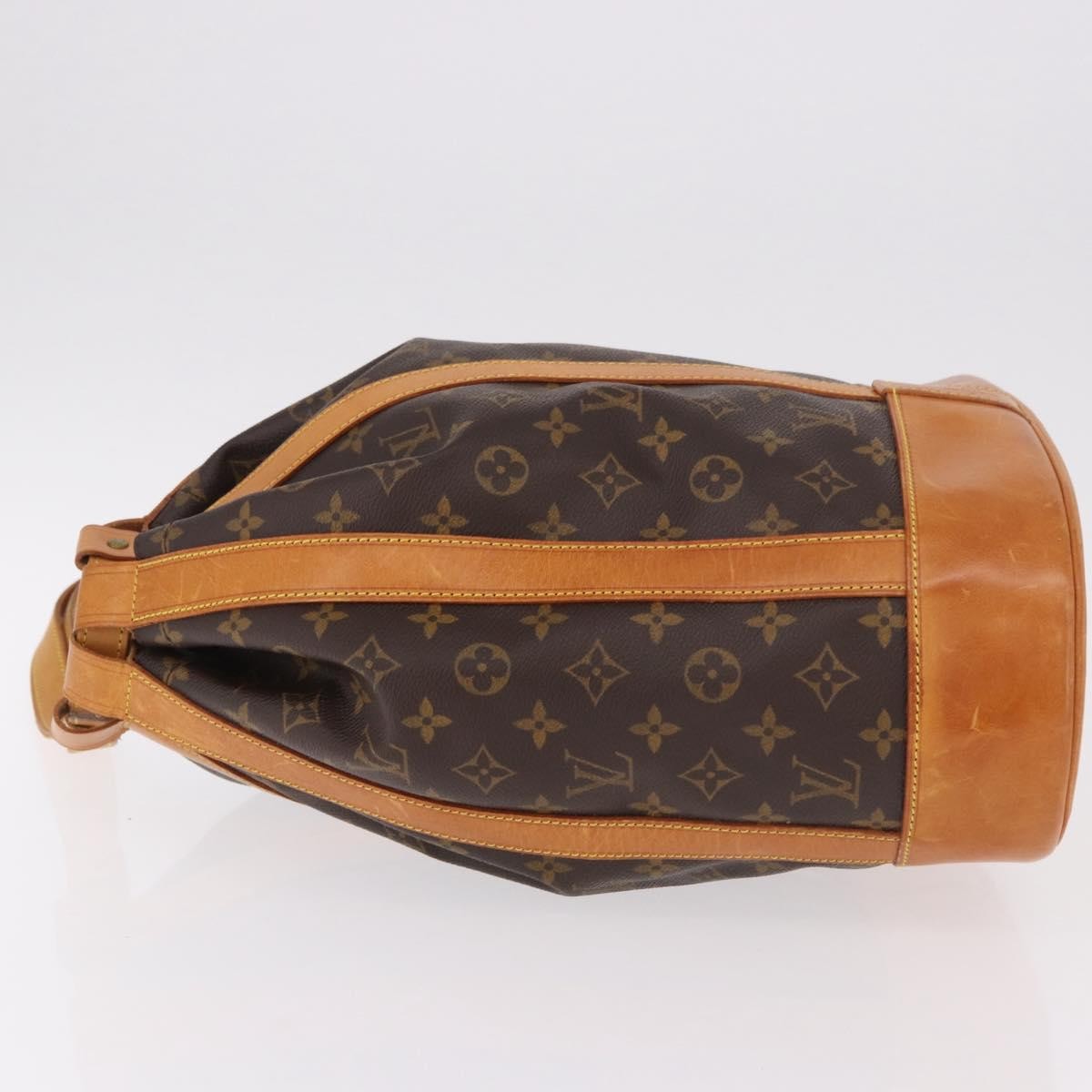 Louis Vuitton Randonnee Monogram Canvas Brown Canvas Shoulder Bag Bag (Pre-Owned)