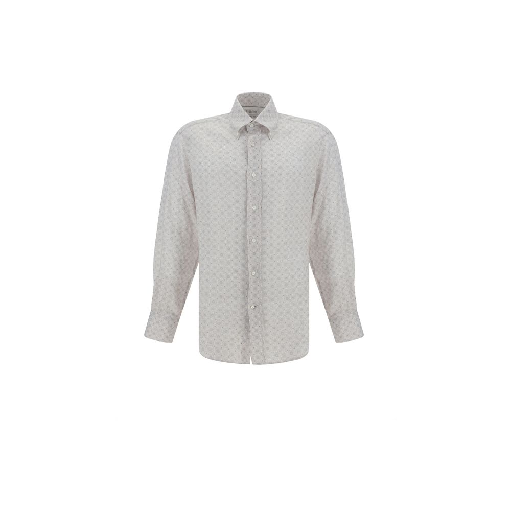 Brunello Cucinelli Linen Men's Shirt