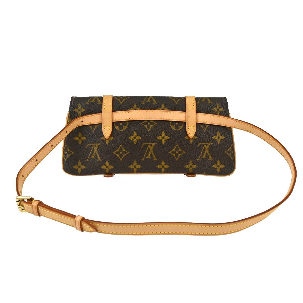 Louis Vuitton Marelle Waist Monogram Canvas Brown Canvas Clutche & Pouche Bag (Pre-Owned)