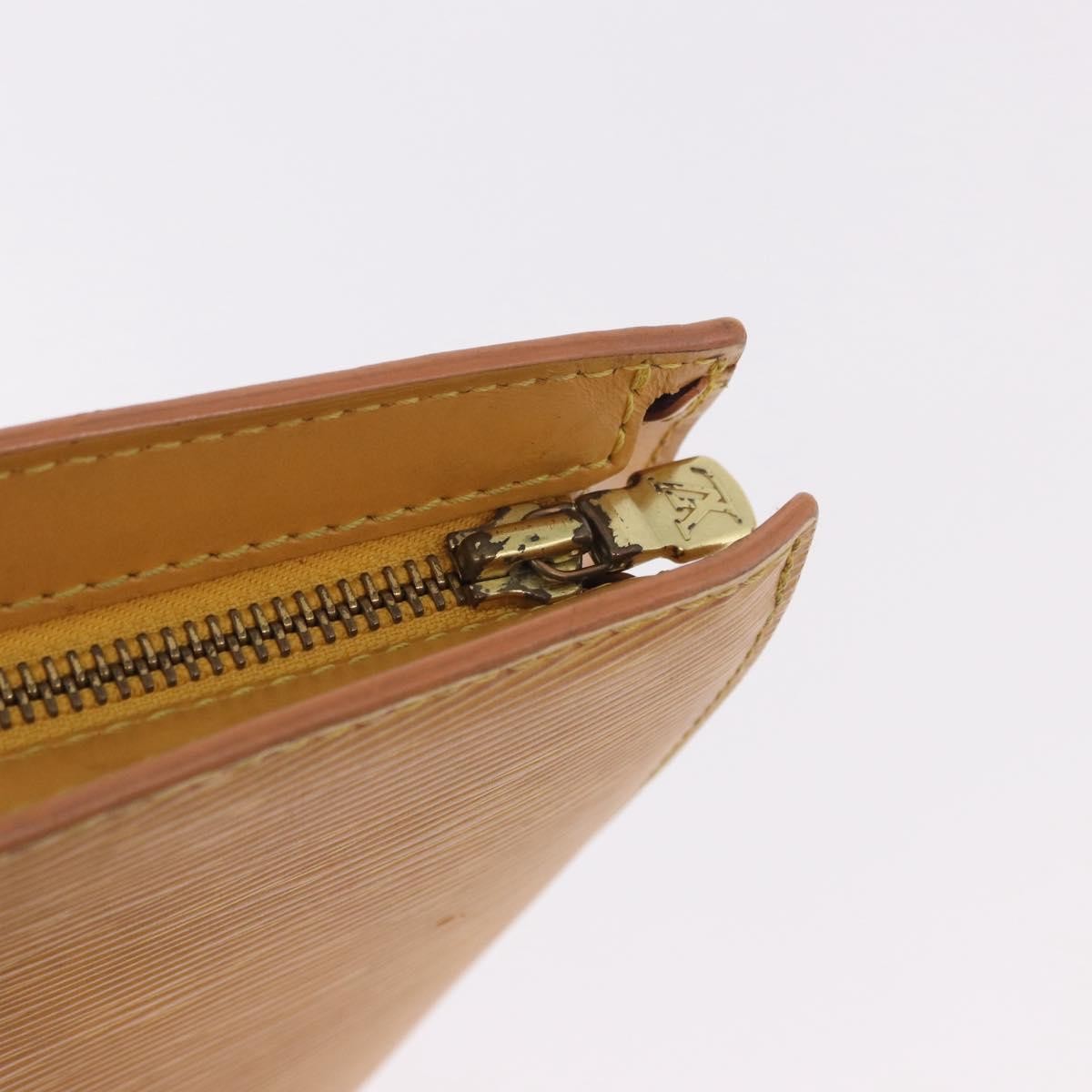 Louis Vuitton Saint Jacques Epi Yellow Leather Handbag (Pre-Owned)