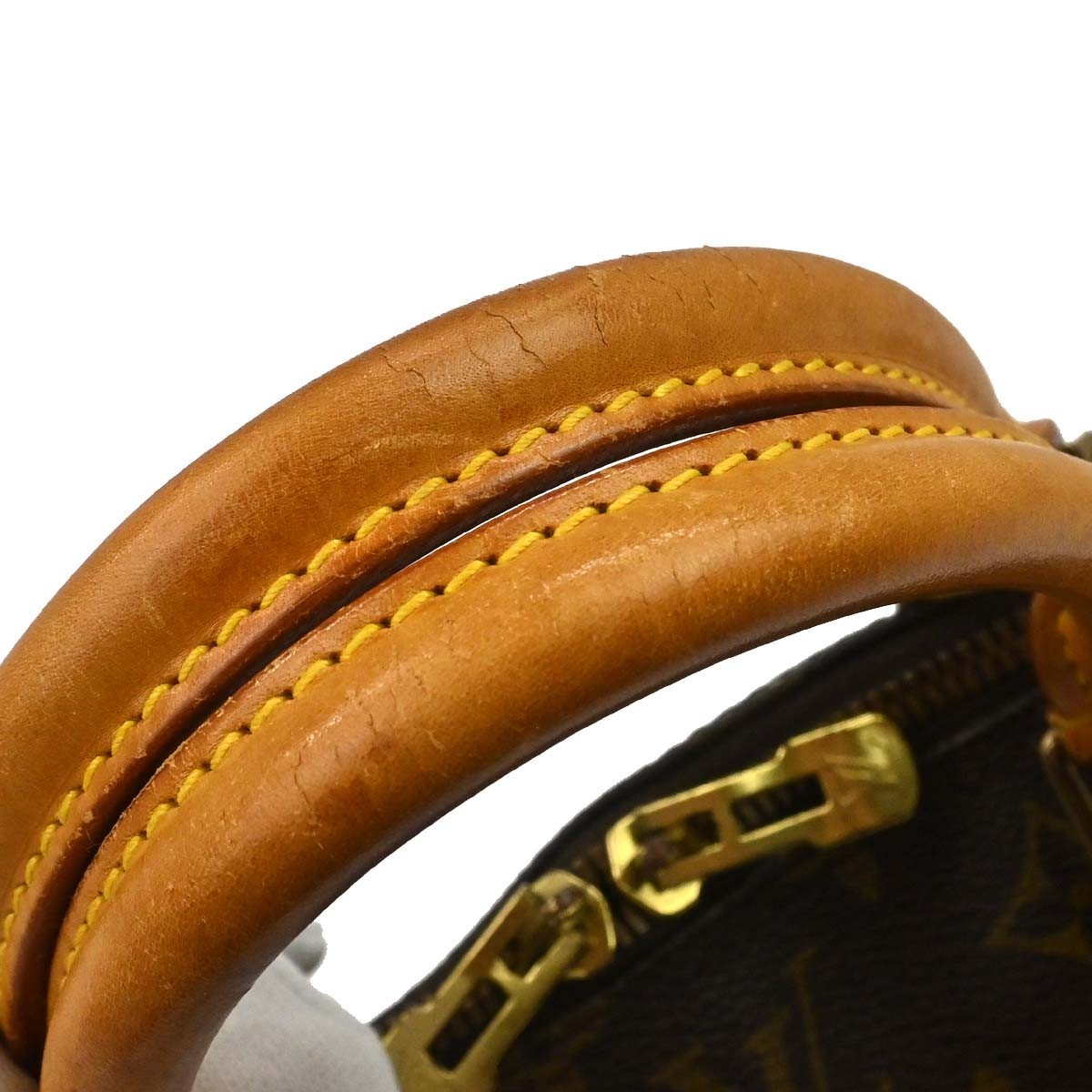Louis Vuitton Alma Monogram Canvas Brown Canvas Handbag (Pre-Owned)