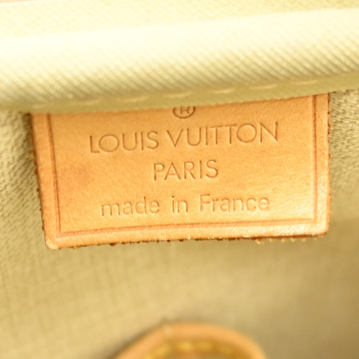 Louis Vuitton Deauville Monogram Brown Canvas Handbag (Pre-Owned)