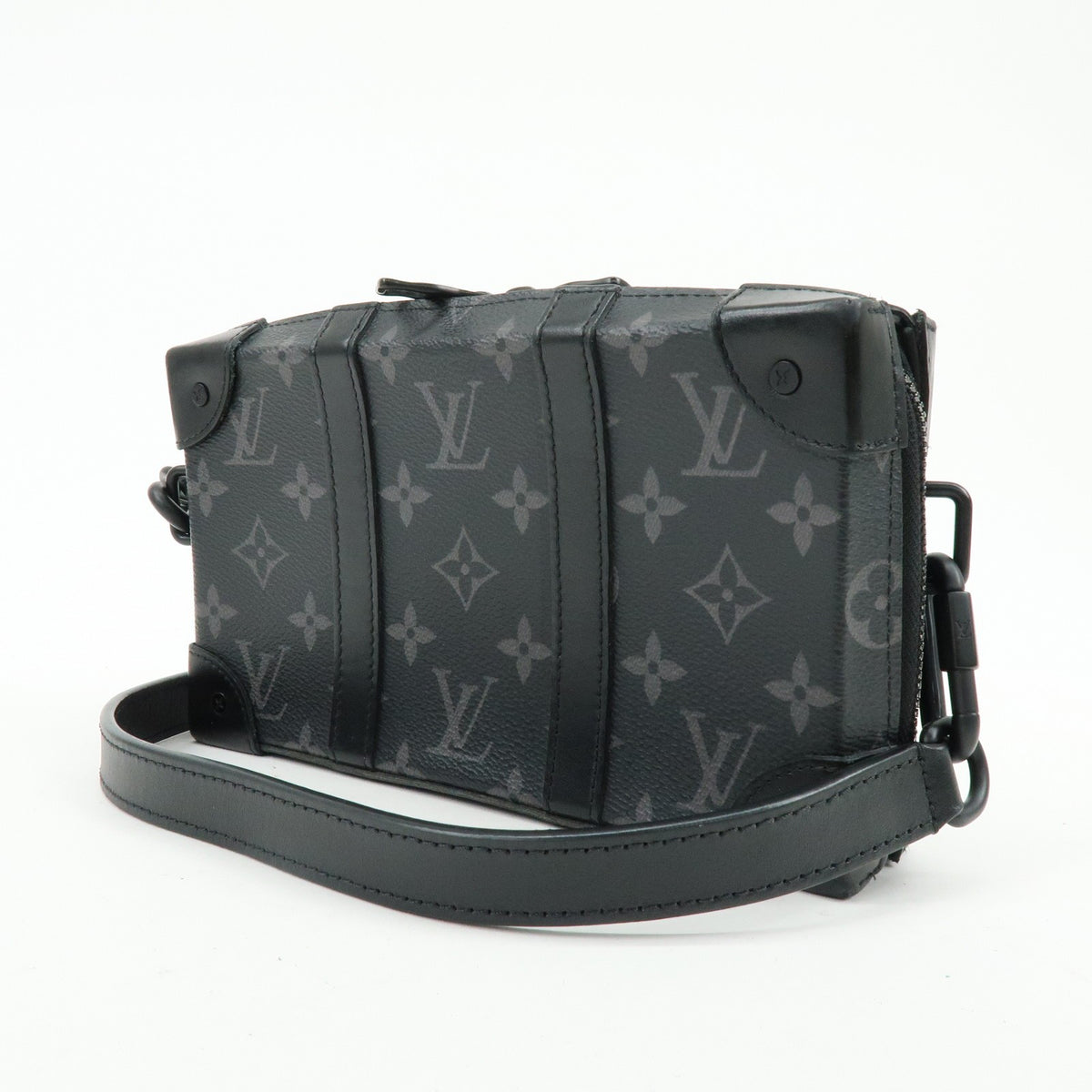 Louis Vuitton Soft Trunk Monogram Eclipse Canvas Black Canvas Wallets Accessory (Pre-Owned)