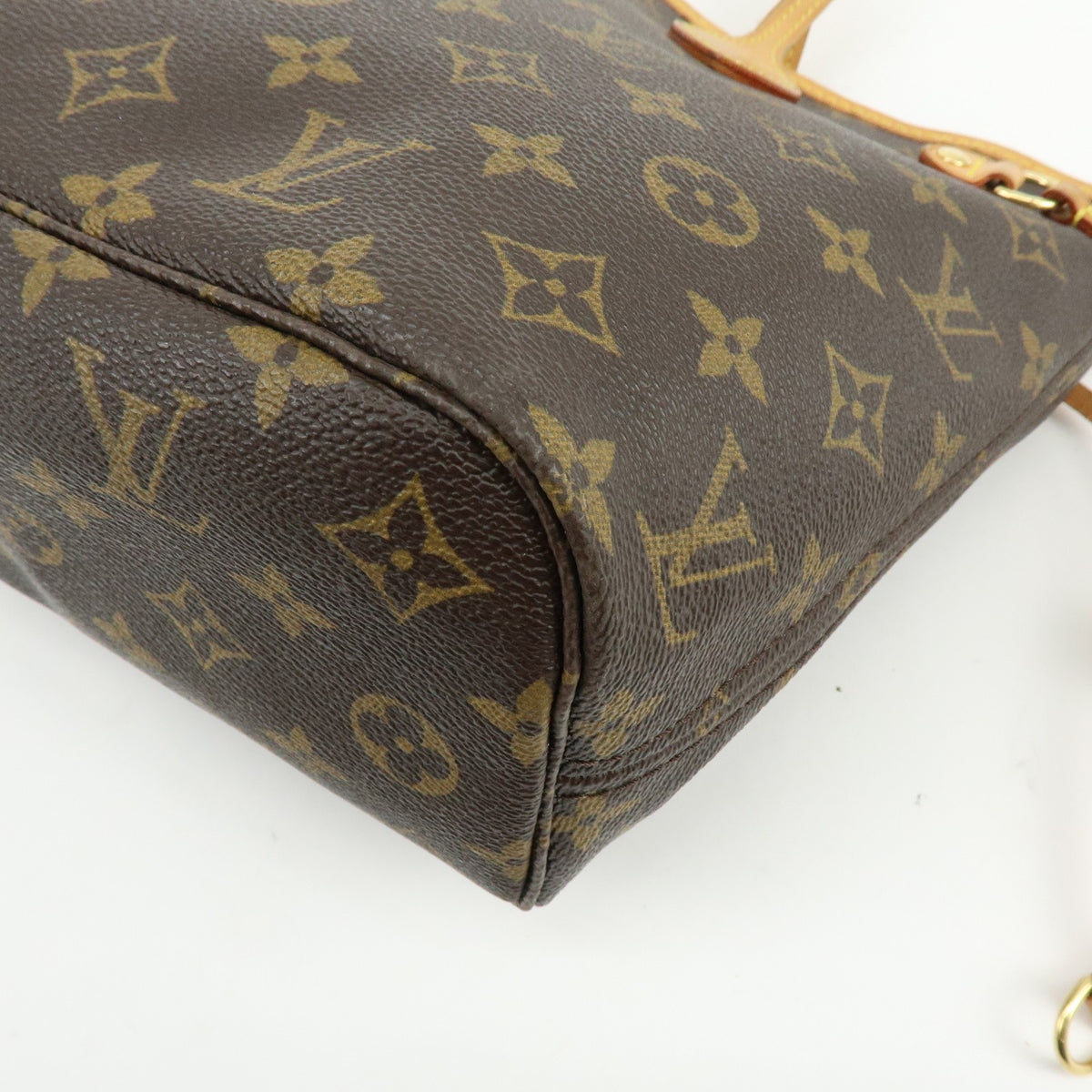Louis Vuitton Neverfull Monogram Canvas Brown Canvas Tote Bag Bag (Pre-Owned)